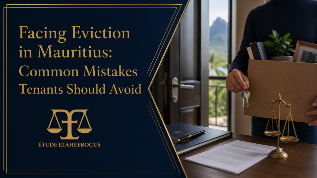Facing Eviction in Mauritius: Common Mistakes tenants Should Avoid