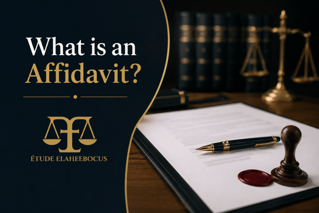 What is an Affidavit